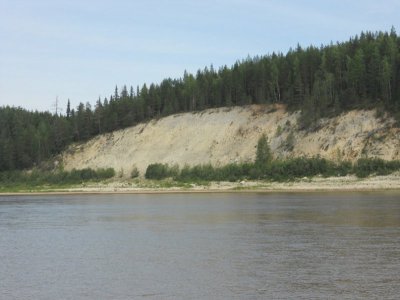 Lower Permian outcrops, Pinega River