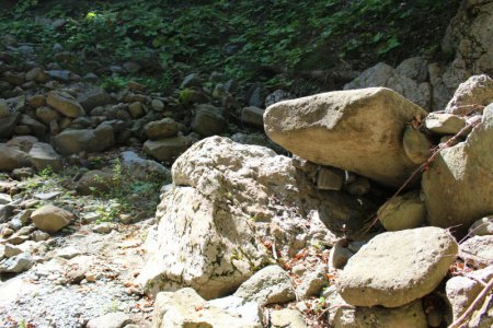 Permian rocks an Nikitino Arroyo (creek)